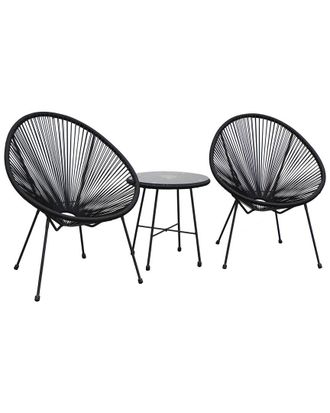 Dukap Dukap Sassio 3Pc Conversation Patio Set