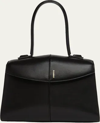 Jil Sander Linea Leather Top-Handle Bag
