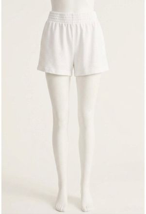 Z Supply Weekender Shorts In White