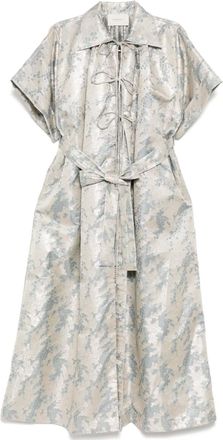 Shatha Essa Abito Tassels - Blu