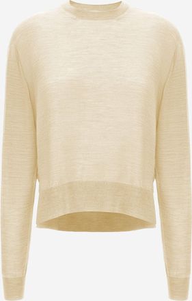 Jil Sander trui van een wol- en kasjmiermix