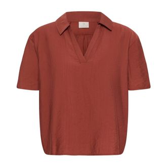 Kaffe Blouses & Hemden - Dames - Blouses & Shirts - Bruin - Maat: XL