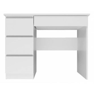 Hucoco Meso - Scrivania sinistra per ufficio/stanza della giovent&ugrave; in stile moderno - 98x51x76 - 4 cassetti