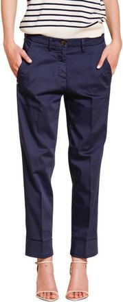 Mason's New York Carrot Chino Broek - Dames - Chinos - Blauw - 2XL - Katoen - Broeken