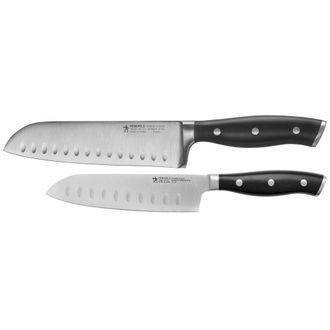 J.A. Henckels International Forged Accent 2-pc Asian Knife Set - Black Handles