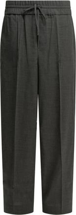 Ami Pantaloni elasticizzati Utr918 - - Trousers - Uomo - Grigio - L