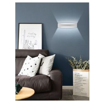 Trade Shop Trade Shop Traesio - Trade Shop - Applique Lampada Da Parete Luce Led Moderna 12 Watt Luce 4000k 6500k 3000k E59-b