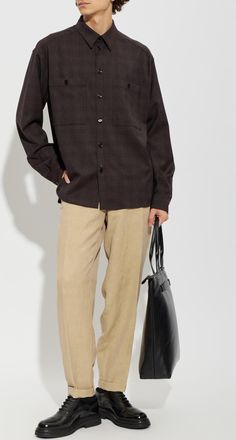 Dolce & Gabbana Straight-leg Trousers, Mens, Beige