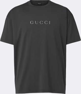Gucci Logo cotton jersey T-shirt
