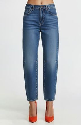 Bebe The Barrel Jeans in Medium Blue at Nordstrom Rack, Size 27