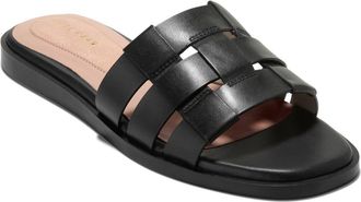Cole Haan Ensley Go-To Slide Sandal in Black Leather at Nordstrom Rack, Size 8.5