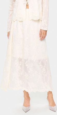 Saint Tropez Rok A-shape Ice white