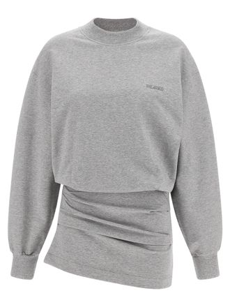 The Attico Der Dachboden MSweatshirt-Kleid in Elange-Optik