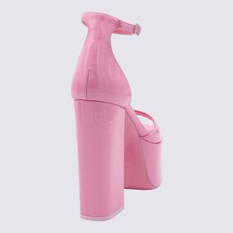 PARIS TEXAS Flamingo Leather Sandals