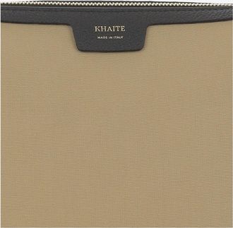 Khaite Womens Lina Shoulder Bag Beige Calfskin