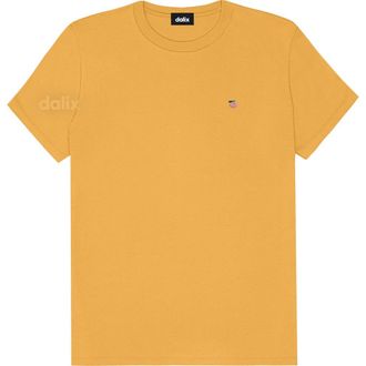 Dalix Womens Lil Peach Jersey Tee in Mustard at Nordstrom, Size Xx-Large