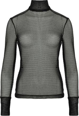 Gloria Coelho Top a collo alto - Nero