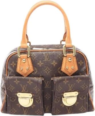 Louis Vuitton Borsa Manhattan PM Monogram Pre-owned - - Pre-owned - Donna - Marrone - ONE SIZE