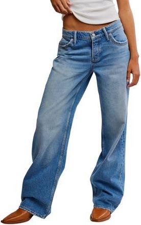 Free People Tennessee Boyfriend Jeans in Cowboy Romance at Nordstrom Rack, Size 24