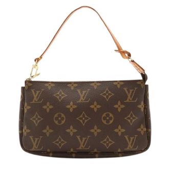 Louis Vuitton Pre-owned Vintage Canvas Shoulder Bag - Dames - Pre-owned - Bruin - Maat: ONE Size Leer