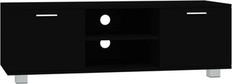 vidaXL Tv Cabinet Black 120x40.5x35 cm Engineered Wood Vidaxl