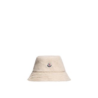Moncler Moncler Reversible Teddy Bucket Hat, Men, Beige, Size: Xl