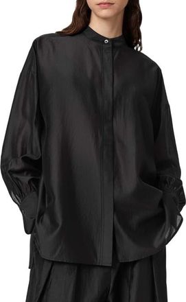 AllSaints BANU SHIRT in Black at Nordstrom, Size 12 Us