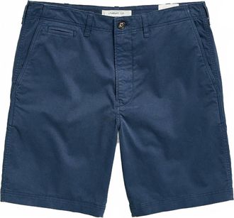 Billy Reid Mens Chino Short In Carbon Blue