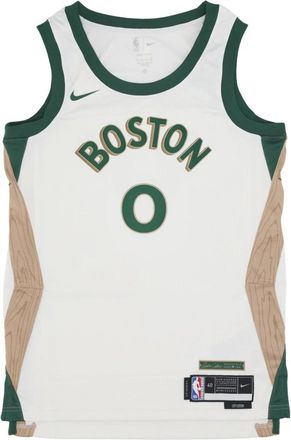 Nike City Edition Basketball Tank Top Jayson Tatum - Heren - Fitness - Wit - 2XL - Polyester - Fitness