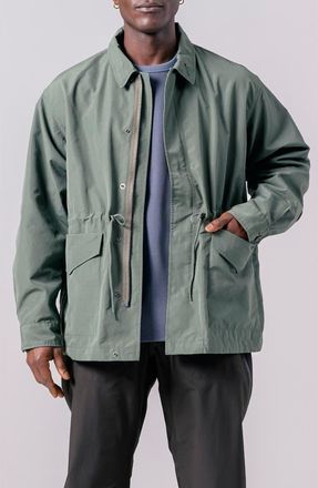 Snow Peak Takibi Ripstop Field Jacket in Olive at Nordstrom, Size X-Large