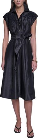 Halston Heritage Midi Shirtdress