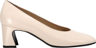 Tod's Tods Block Heel Pumps in Wit Leer
