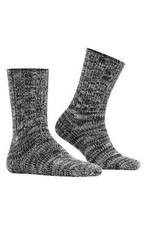 Falke Brooklyn Rib Boot Socks in Black at Nordstrom, Size Medium