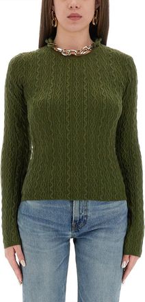 Paco Rabanne Wool Jersey.-Donna