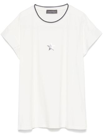 Tシャツ・カットソー LORENA ANTONIAZZI Women Tops P25130TM24A 0101 White Top & T-Shirt