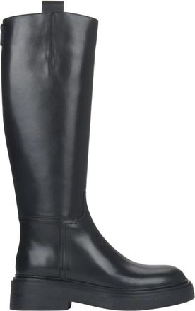 Estro & Luminara Platform Kniehoge Laarzen - Dames - Hoge Laarzen - Zwart - 40 EU - Leer - Schoenen