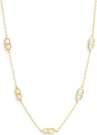 Nordstrom Rack Mariner Link Station Chain Necklace in Gold at Nordstrom Rack