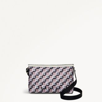 Radley London Latte Medium Ziptop Cross Body Bag Addison Check SS25 Radley London