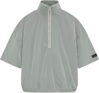Fear of God SS234 Half Zip Mockneck Shirt Seal 186SP244055F