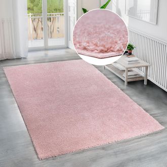 Bruno Banani Hochflor-Teppich »Shaggy Soft« rechteckig 30 mm Höhe gewebt, Uni Farben, besonders weich und kuschelig, Kundenliebling