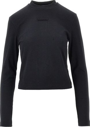 Jacquemus Long-sleeved Gros Grain T-shirt Woman M