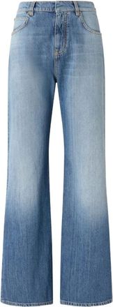 Pinko Wanda Wide Leg Jeans - female - PINKO - Wide Jeans - Blue - W30 - Jeans