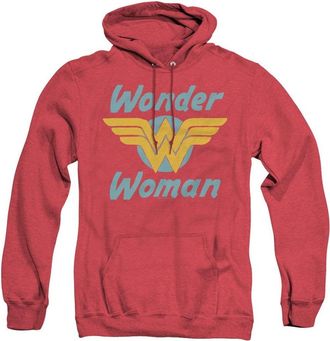 Gildan DC Comics Wonder Woman Wings Adult Heather Hoodie / Hooded Sweatshirt