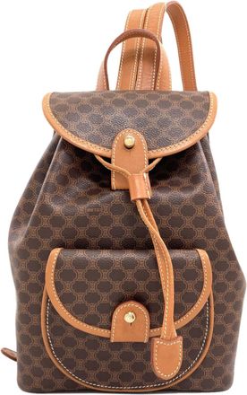 Celine Brown Pvc Backpack (Pre-Owned)