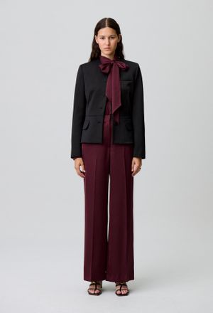 Claudie Pierlot Flowy satin trousers