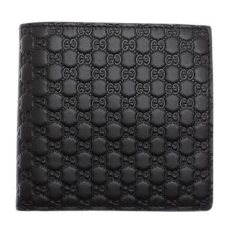 Gucci Pre-owned Bi-fold Portemonnee - Heren - Vintage Accessoires - Zwart - ONE Size - Leer - Vintage