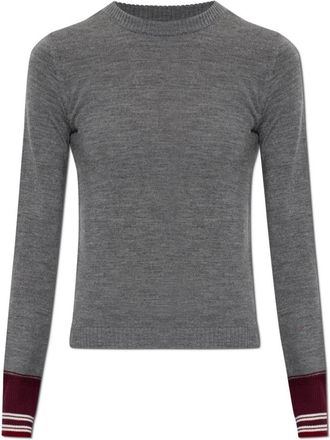 Iro Muse Sweater - Dames - Ronde hals truien - Grijs - M - Wol - Truien & Vesten