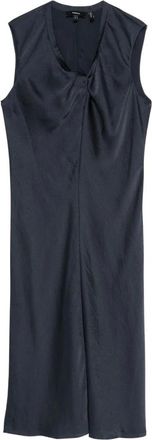 Theory Midi Kleedjes - Dames - Casual kleedjes - Blauw - XS - Kleedjes