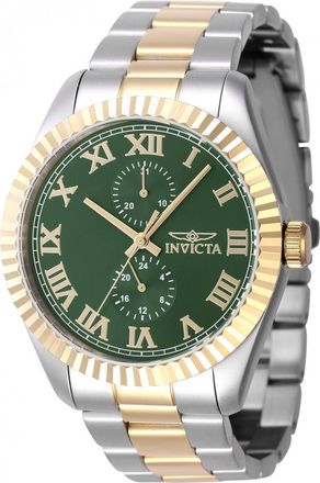 Invicta Specialty GMT Quartz Green Dial Mens Watch 47427