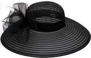 Collection XIIX Crinoline Downbrim Hat in Black at Nordstrom Rack